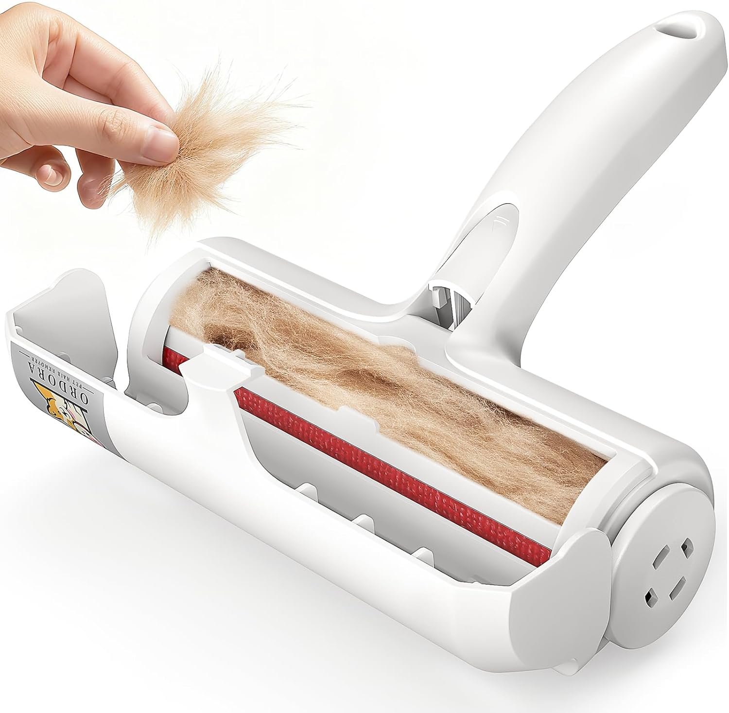Ordora Pet Hair Removal Tool：Reusable Lint Roller for Pet Hair – Portable Pet Hair Remover – Dog and Cat Hair Remover for Couch, Furniture, Carpet, Clothes and Car Seat
